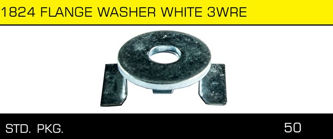 1824 FLANGE WASHER WHITE 3WRE